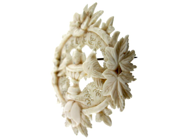 carved ivory doves of pliny brooch the antique jewellery carved ivory doves of pliny brooch the antique jewellery