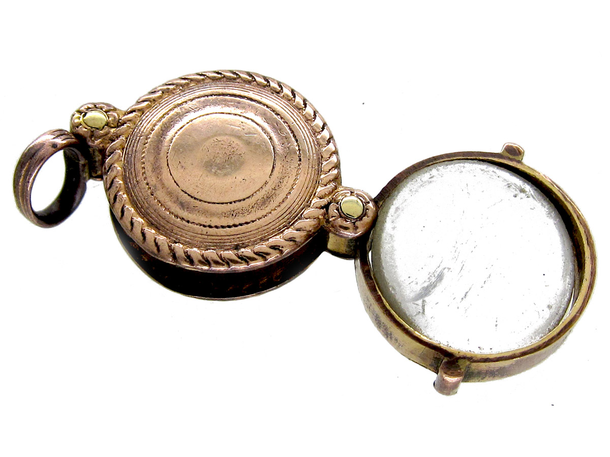 Small Gold Cased Quizzing Glass The Antique Jewellery Company