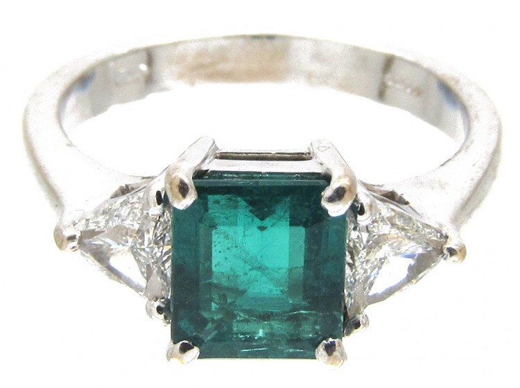square cut emerald diamond ring the antique jewellery world ring size chart