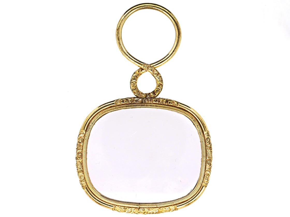 Gold Cased Quizzing Glass The Antique Jewellery Company