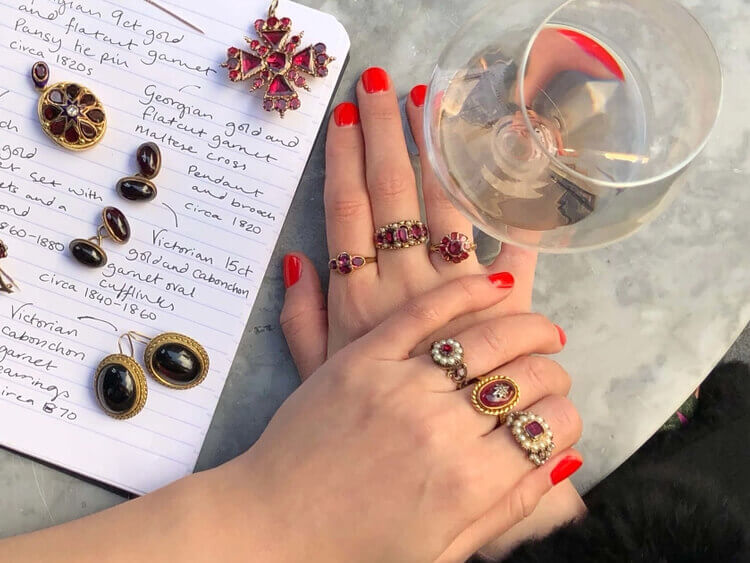 Garnet Rings