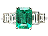 Emerald Engagement Rings