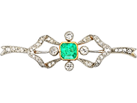 Emerald Brooches