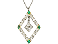 Emerald Pendants