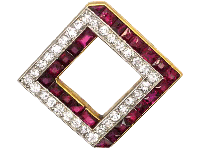 Ruby Brooches