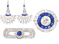 Art Deco Sapphire Jewellery