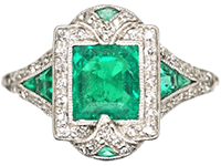 Art Deco Engagement Rings