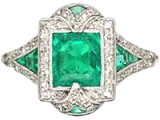 Art Deco Engagement Rings
