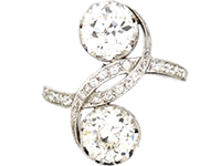 Art Nouveau Diamond Engagement Rings