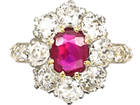 Edwardian Ruby Engagement Rings