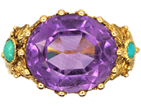 Georgian Amethyst Engagement Rings