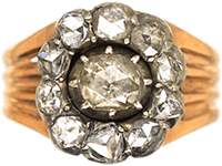 Georgian Gold Engagement Rings