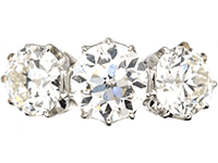 Diamond Three Stone Engagement Rings