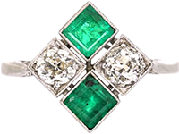 Emerald Geometric Rings