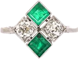 Emerald Geometric Rings