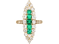 Emerald Marquise Rings