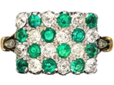 Emerald Unusual Rings
