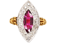 Ruby Marquise Rings