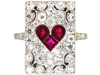 Ruby Unusual Engagement Rings