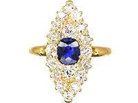 Sapphire Marquise Rings
