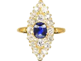 Sapphire Marquise Rings