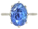 Sapphire Solitaire Engagement Rings