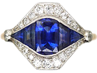 Sapphire Unusual Engagement Rings