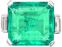 Art Deco Emerald Rings