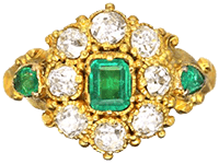 Georgian Emerald Rings