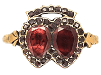 Georgian Garnet Rings