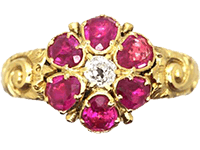 Georgian Ruby Rings