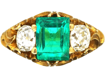Victorian Emerald Rings