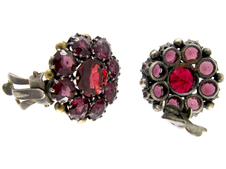 Dorrie Nossiter Garnet Earrings The Antique Jewellery Company Dorrie Nossiter Garnet Earrings