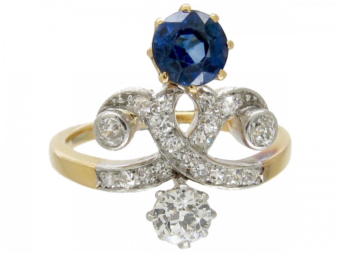 Art Nouveau Platinum Ring Art Nouveau Platinum Ring