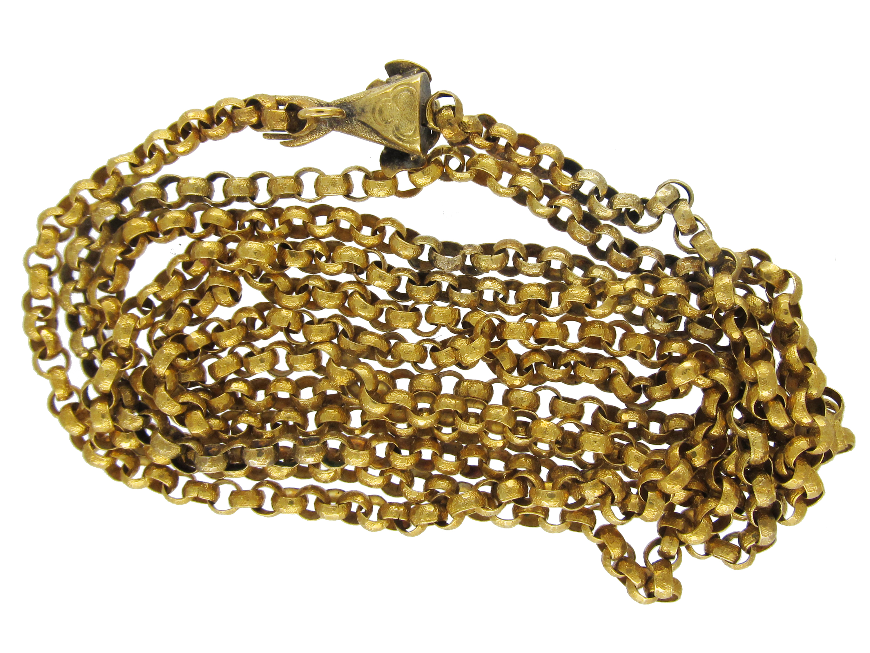 18ct Gold Guard Chain with Hand Clasp The Antique Jewellery