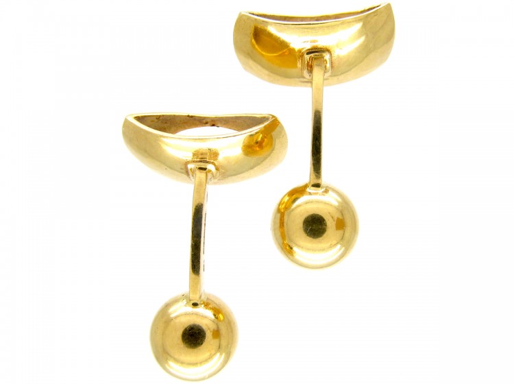 Pierre Cardin 18ct Gold Cufflinks - The Antique Jewellery Company
