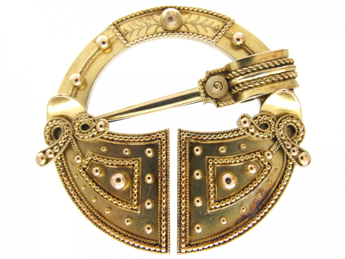 vintage celtic brooch
