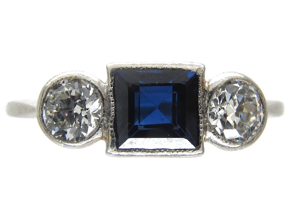 Art Deco Square Cut Diamond Ring Art Deco Square Cut Diamond Ring