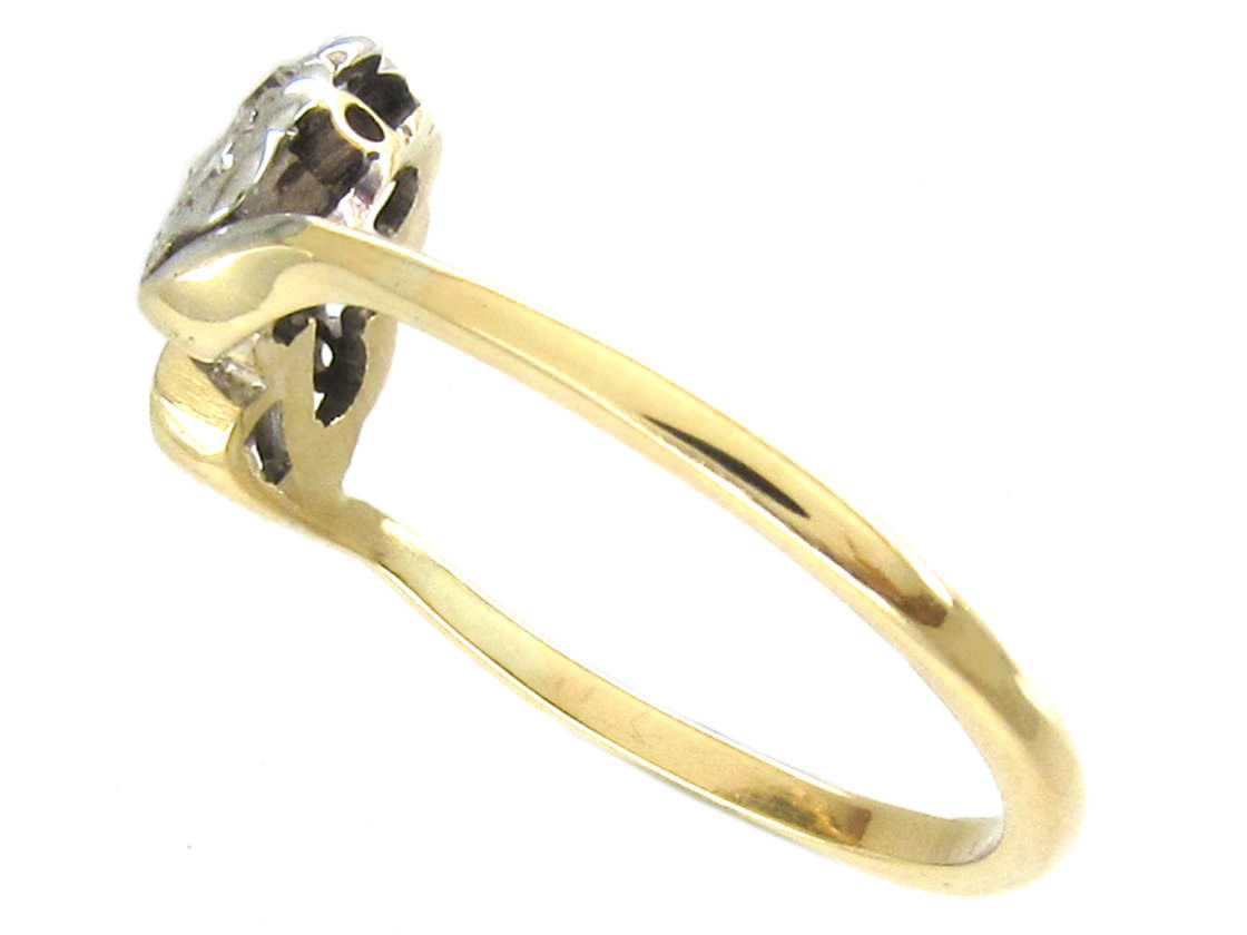 Art Deco Diamond Fan Ring The Antique Jewellery Company