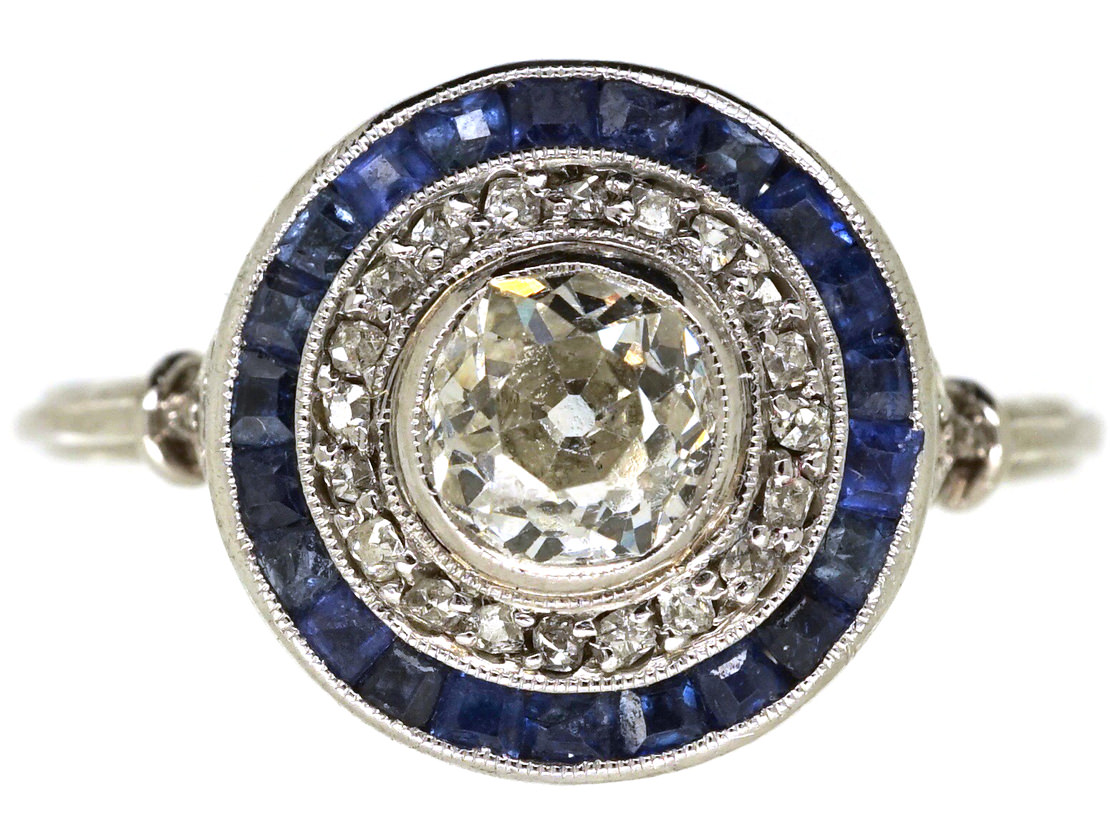 Diamond Rings With Sapphires Diamond Rings With Sapphires