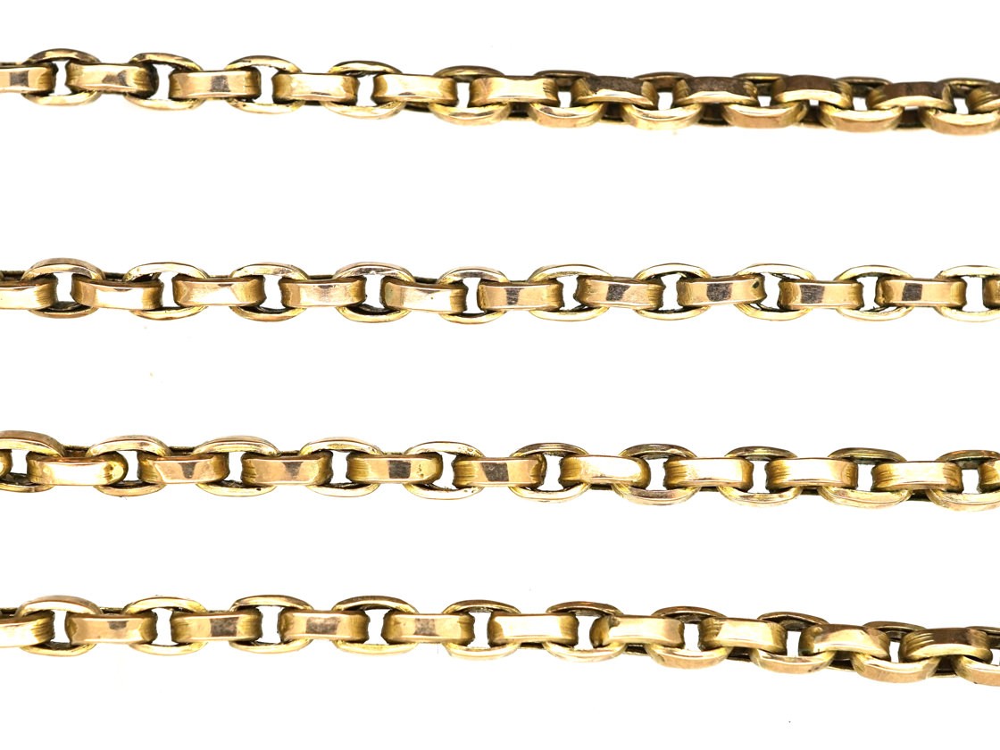 Victorian 9ct Gold Chain The Antique Jewellery Company