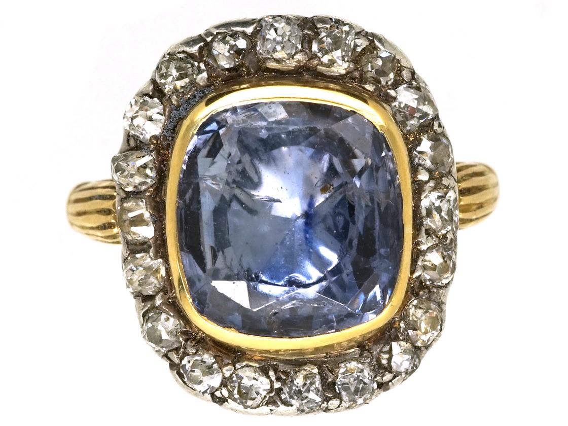Georgian Stone Diamond Ring Georgian Stone Diamond Ring