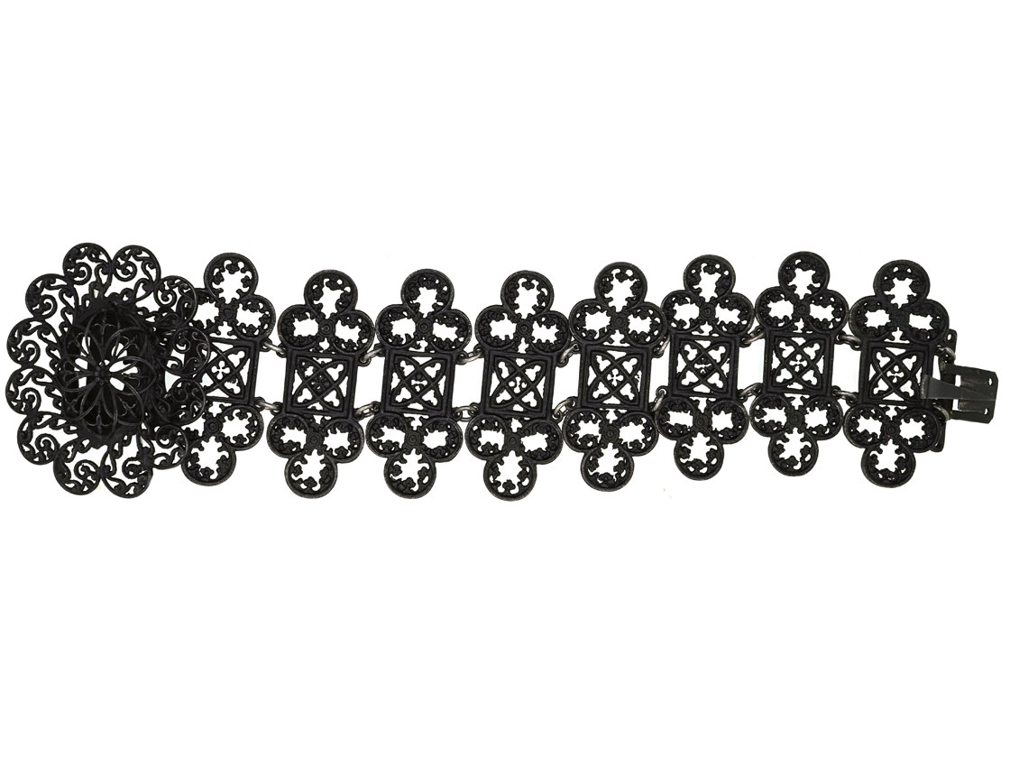 Berlin Iron Cross on Berlin Iron Chain The Antique Jewellery Company